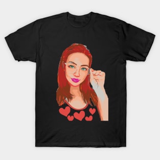 In Love An  Asia  woman Art. T-Shirt